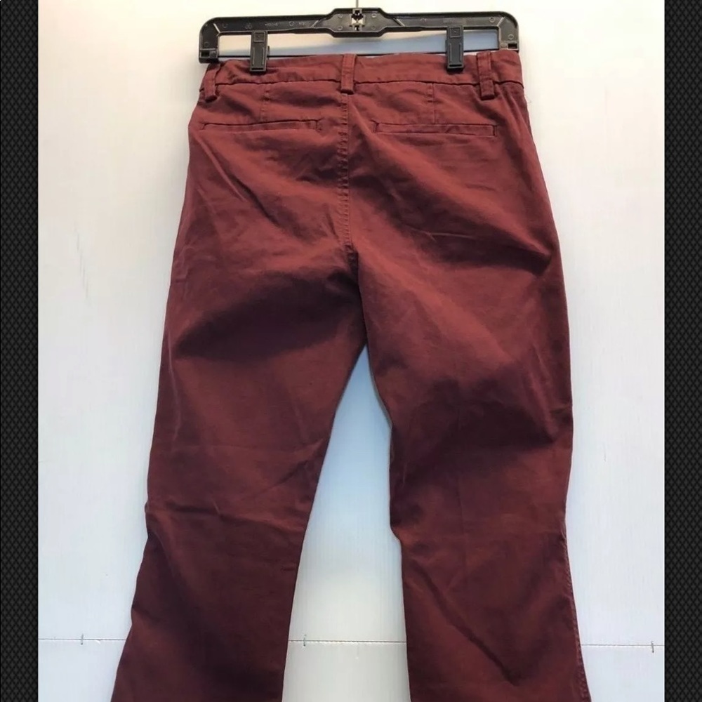 J.Crew Red Sammie High Waist Chino crop Pants - Picture 3 of 8